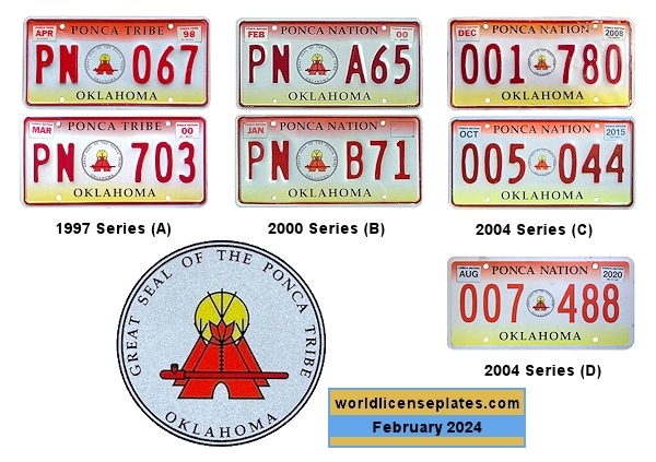 Private/Passenger license plates