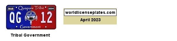 Tax Exempt Vehicle license plates