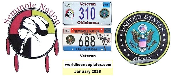 Veteran license plates