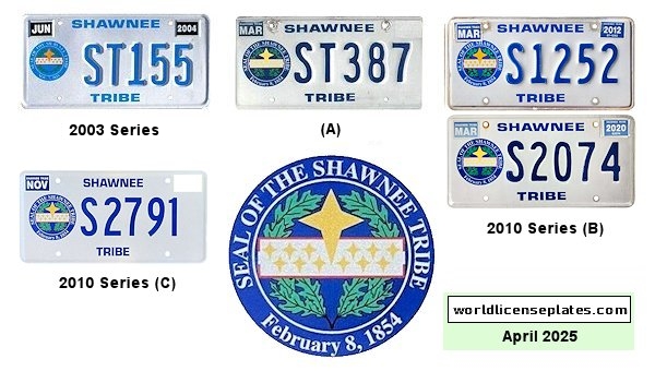 Private/Passenger license plates
