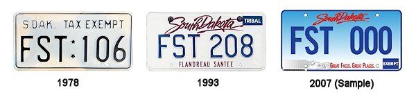 Flandreau Santee Sioux Tribe license plates