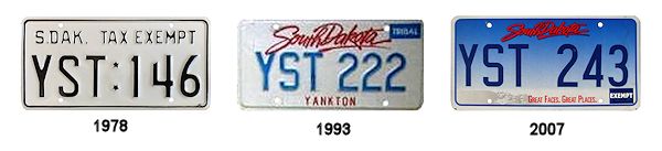 Yankton Sioux Tribe license plates