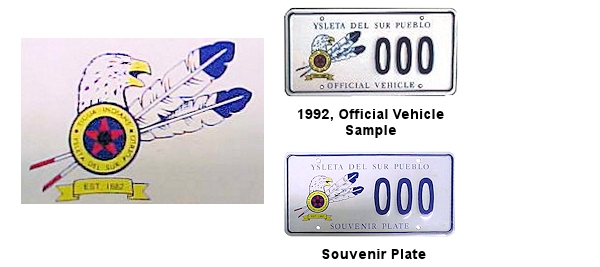 Ysleta Del Sur Pueblo license plates