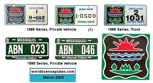 Abenaki Nation of Missisquoi license plates
