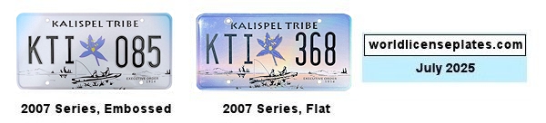 Kalispel Tribe license plates