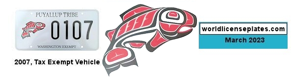 Puyallup Tribe license plates