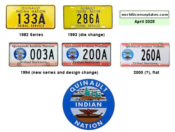 Quinault Nation license plates