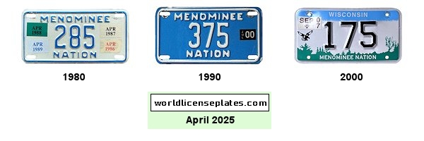 Motorcycle license plates