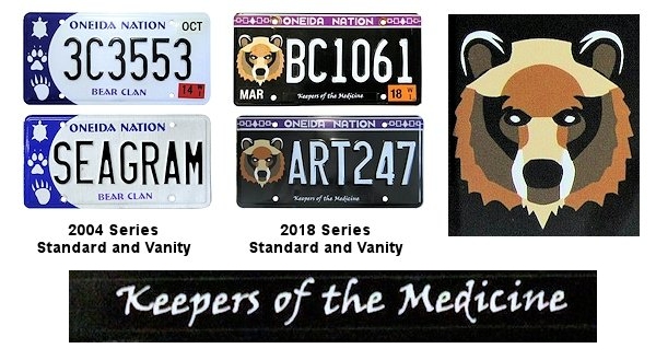 Clan Series - Bear Clan license plates