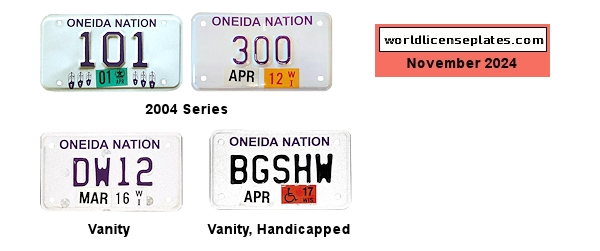 Motorcycle license plates