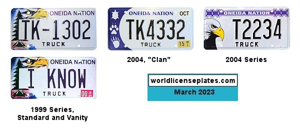 Truck license plates