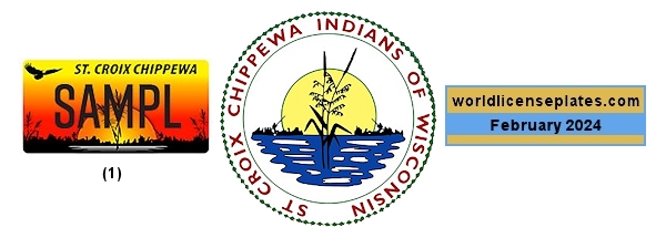 St. Croix Chippewa Indians license plates