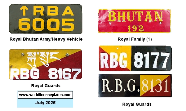 Royal Institutons license plates