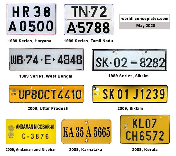 Non-Passenger/Other license plates