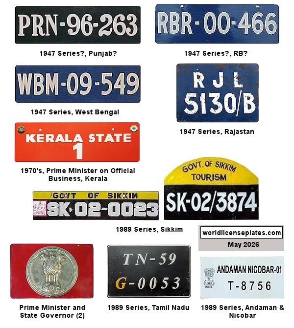Government license plates
