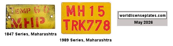 Temporary license plates