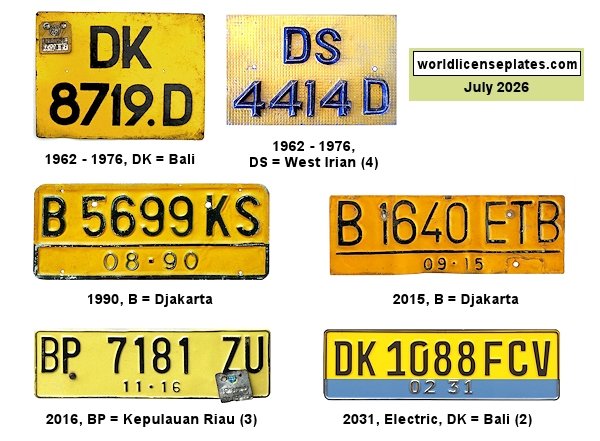 Public Transport, Taxi license plates