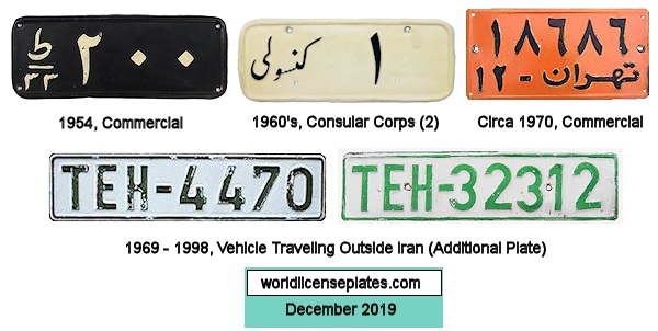 Non-Passenger/Other license plates
