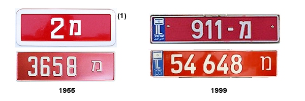Police license plates