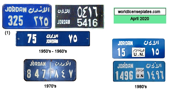 United Nations license plates