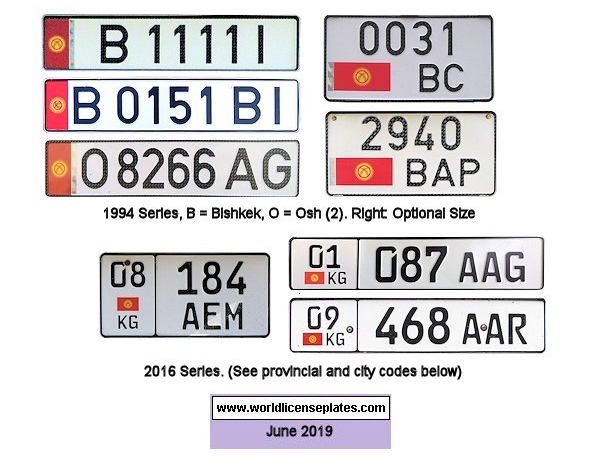 Private/Passenger license plates