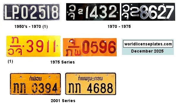 Private/Passenger license plates