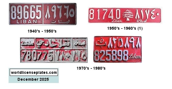 Commercial license plates