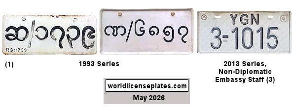 Non-Passenger/Other license plates