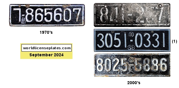 Military license plates