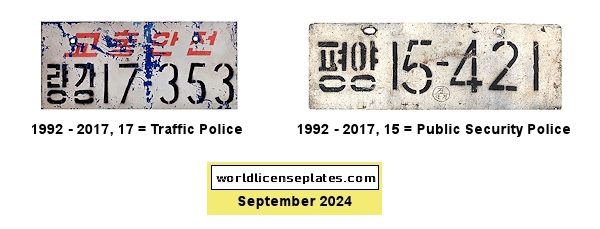 Police, Security license plates