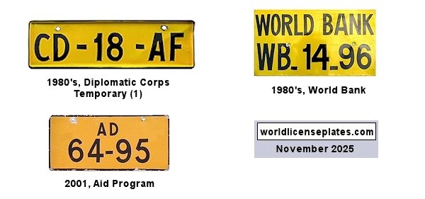 Non-Passenger/Other license plates