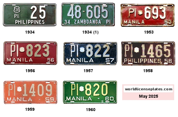 Official Vehicle (PI) license plates