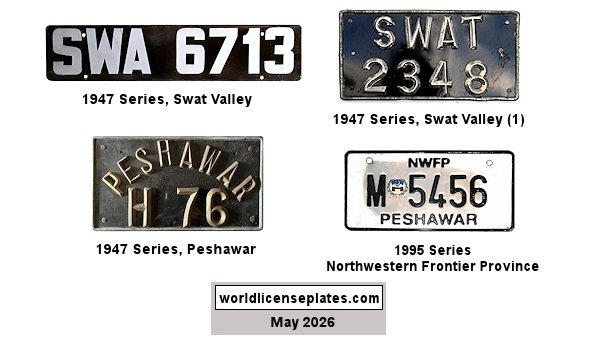 Kyber-Pakhtunkhwa license plates