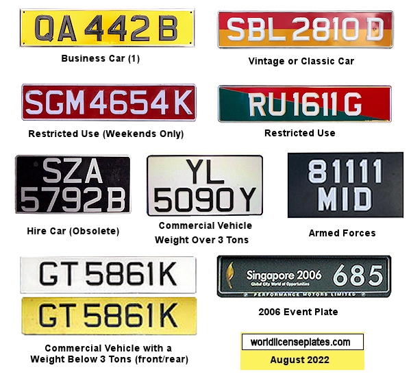 Non-Passenger/Other license plates