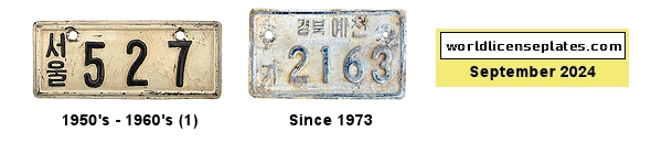 Motorcycle license plates