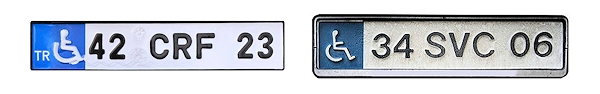 Handicapped, Disabled license plates