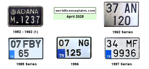 Motorcycle license plates