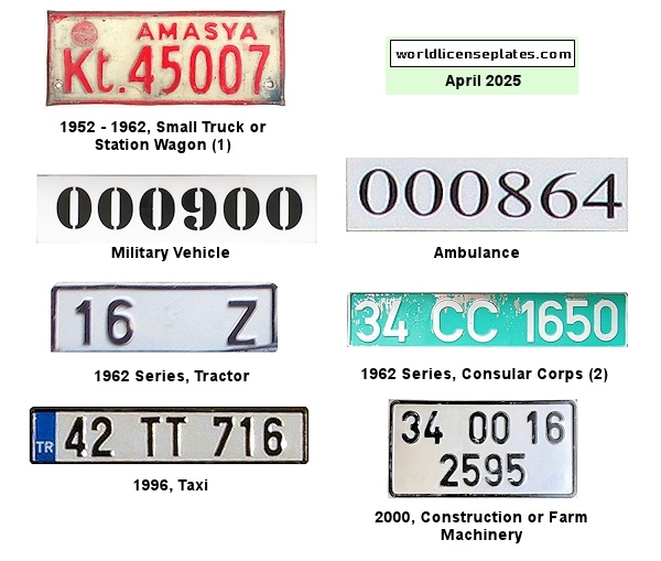 Non-Passenger/Other license plates