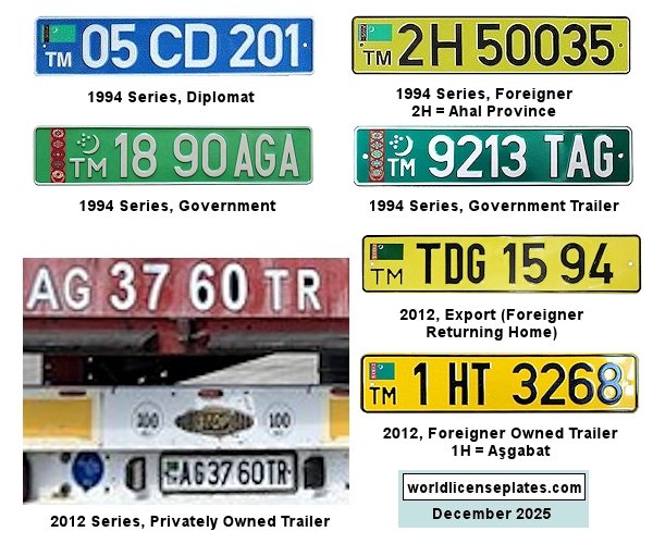 Non-Passenger/Other license plates