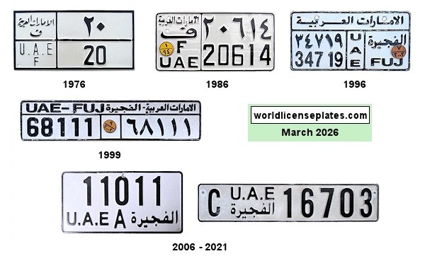 Private/Passenger license plates