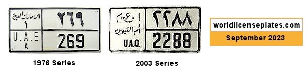 Private/Passenger license plates