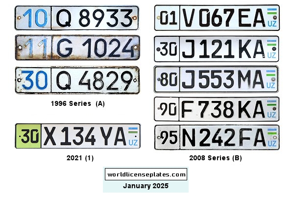 Private/Passenger license plates