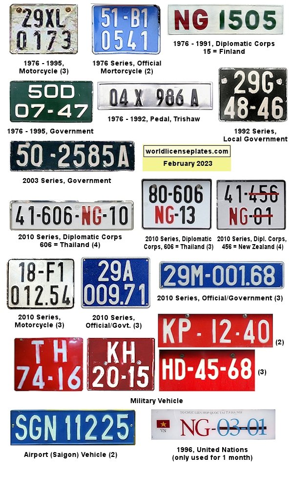 Non-Passenger/Other license plates