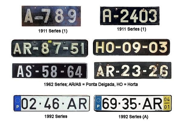 Private/Passenger license plates