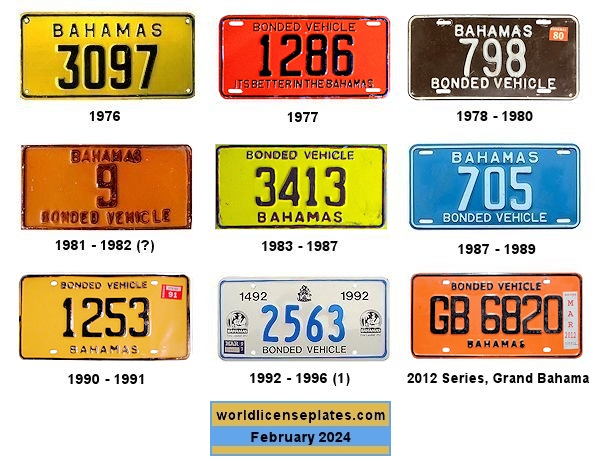 Non-Passenger/Other license plates
