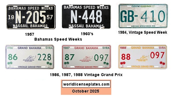 Atlantic Region license plates