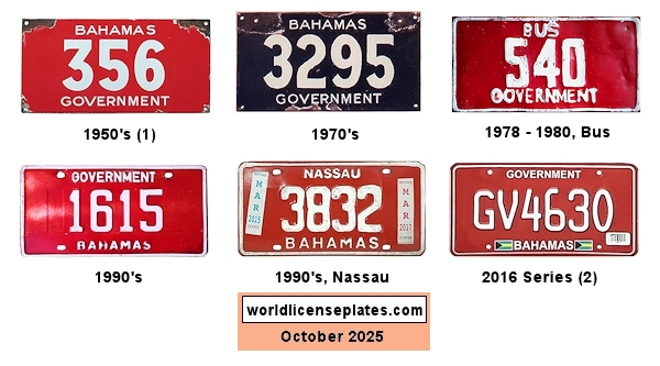 Government license plates