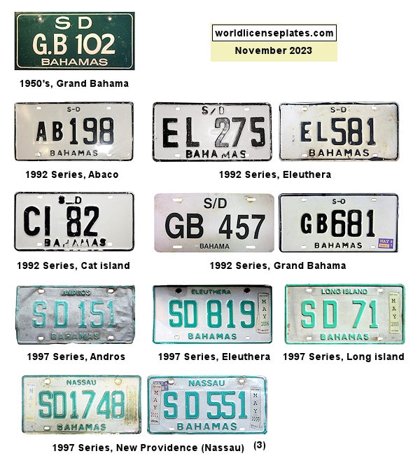 Rental Car license plates