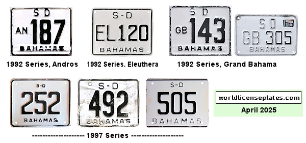 Rental Motorcycle license plates