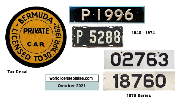 Private/Passenger license plates